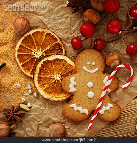 
                Christmas, Advent Season, Gingerbread Man                   