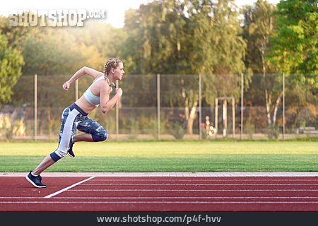 
                Training, Leichtathletik, Läuferin                   