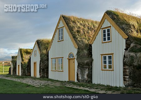 
                Island, Torfhäuser                   