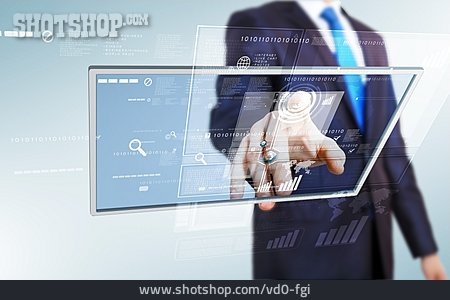 
                Business, Hand, Touchscreen                   