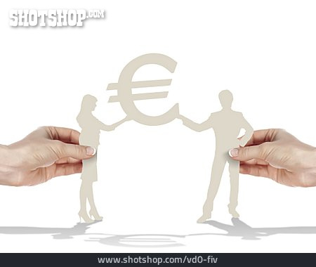 
                Euro, Ehepaar, Eurozeichen                   