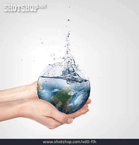 
                Klimawandel, Wasserverbrauch, Wasserfußabdruck                   