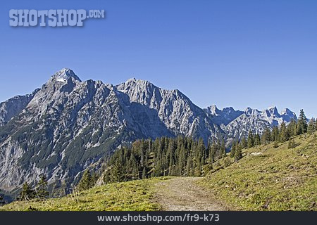 
                Wanderweg, Karwendel, Falkengruppe                   