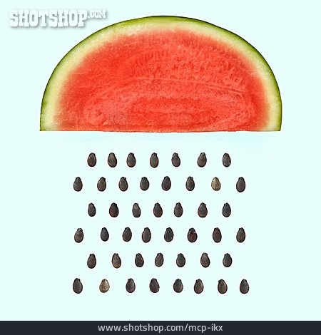 
                Kerne, Regen, Wassermelone                   