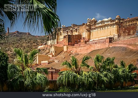 
                Festungsanlage, Jaipur, Meherangarh                   
