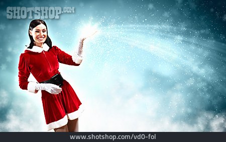 
                Sternschnuppe, Magie, Weihnachtsfrau                   