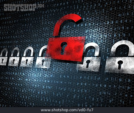 
                Datenschutz, Passwort, Internetkriminalität                   
