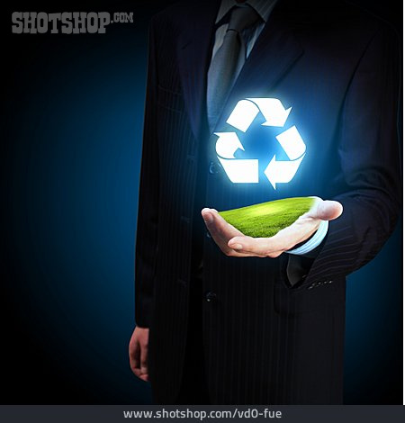 
                Recycling, Nachhaltigkeit, Recyclingsymbol                   