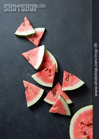 
                Dessert, Wassermelone, Melonenstück                   