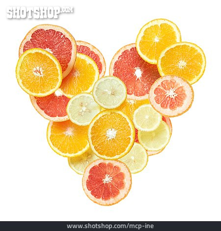 
                Herz, Zitrusfrucht                   