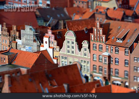 
                Altstadt, Lüneburg, Tilt-shift-effekt                   