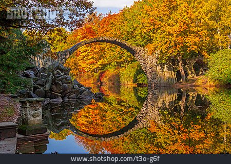 
                Herbst, Brücke, Herbstlandschaft, Teufelsbrücke                   