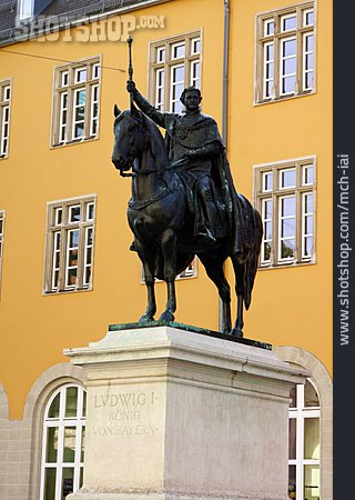 
                Reiterstandbild, Ludwig I., Regensburg                   