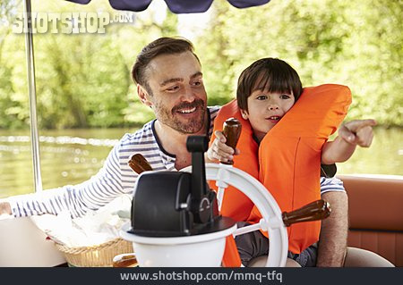 
                Vater, Ausflug, Sohn, Bootsfahrt                   