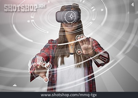 
                Virtuelle Realität, Headset, Virtuell                   