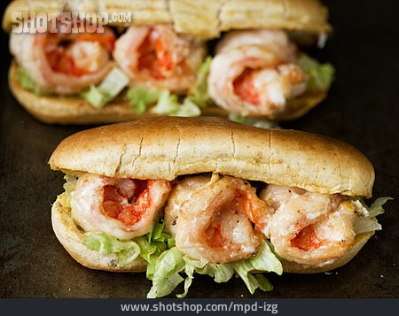 
                Shrimps, Sandwich                   