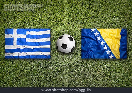 
                Fußball, Griechenland, Bosnien Und Herzegowina                   