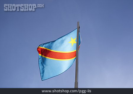 
                Nationalflagge, Kongo                   