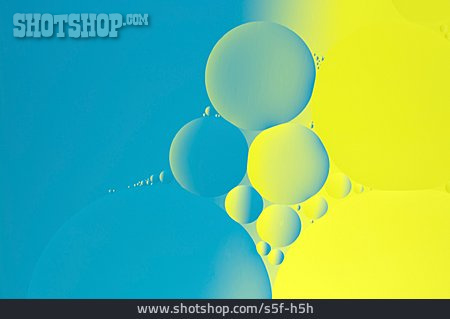
                Hintergrund, Neon, Wasserblasen, Blau-gelb                   