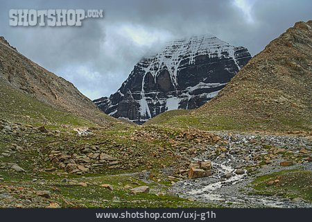 
                Gebirge, Tibet, Kailash                   
