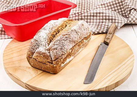 
                Brotlaib, Selbstgemacht, Brotform                   
