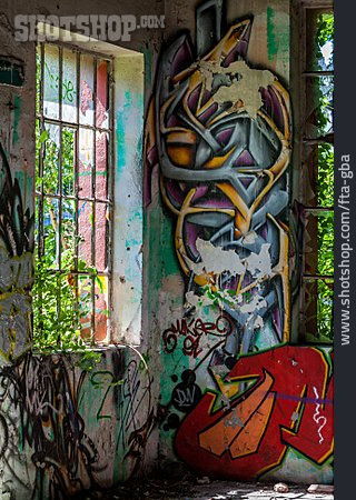 
                Graffiti, Run Down, Destruction                   