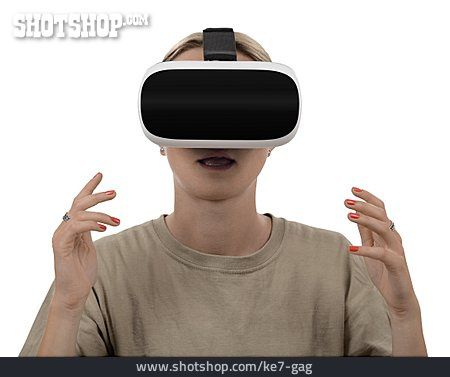 
                Computerspiel, Virtuell, Virtual Reality Headset                   
