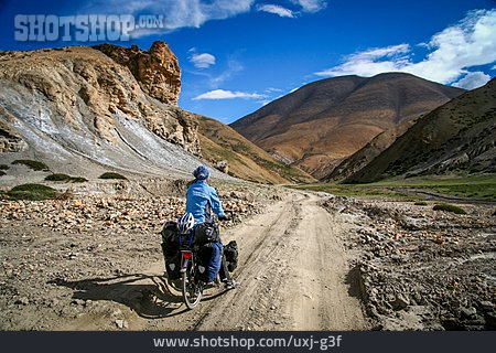 
                Radtour, Radfahren, Tibet                   