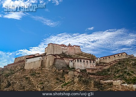 
                Tibet, Festungsanlage, Festung Von Gyangzê                   