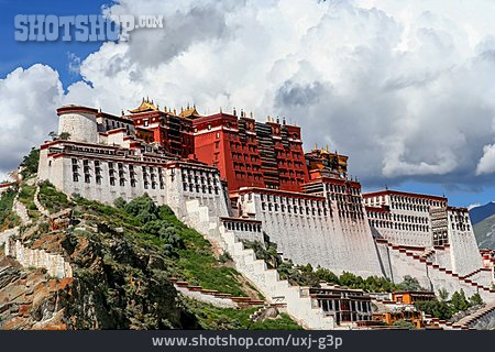 
                Tibet, Lhasa, Potala-palast                   