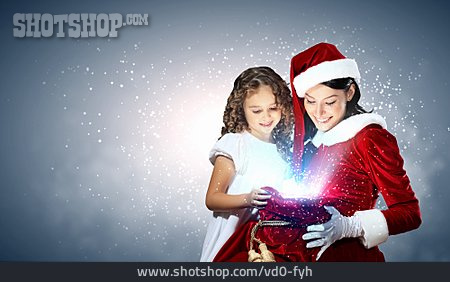 
                Weihnachten, Magie, Weihnachtsfrau                   