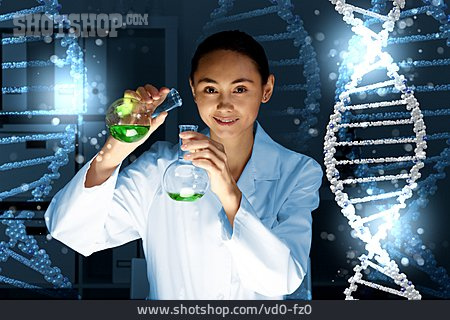 
                Forschung, Genetik, Genforschung, Biochemie, Wissenschaftlerin                   