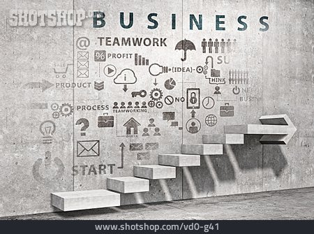 
                Business, Teamwork, Erfolgstreppe                   