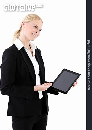 
                Geschäftsfrau, Tablet-pc                   