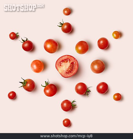 
                Muster, Tomate, Cherrytomaten                   
