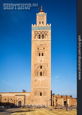
                Minarett, Koutoubia-moschee, Marrakesch                   