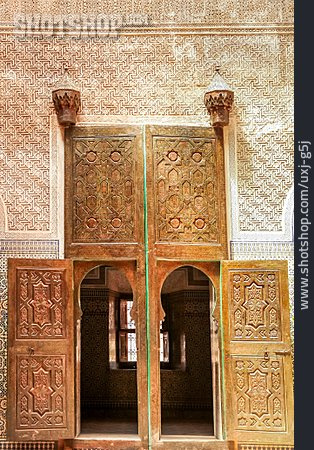 
                Orientalisch, Türe, Marokko, Telouet                   