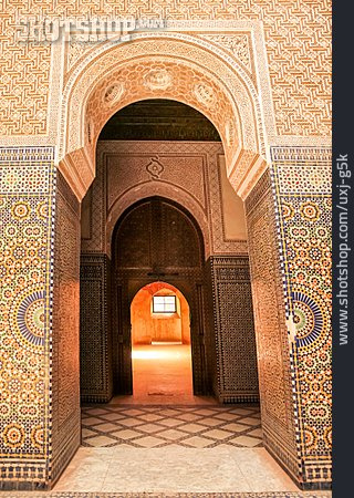 
                Eingang, Orientalisch, Marokko                   