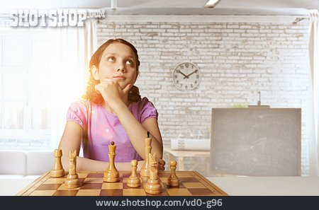 
                Mädchen, Schach, Hochbegabt                   