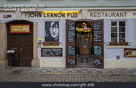 
                Prag, Pub, John Lennon                   