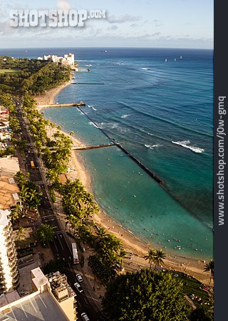
                Hawaii, Strandurlaub, Waikiki Beach                   