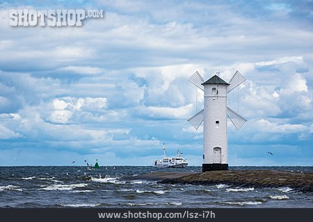 
                Leuchtturm, Ostseeküste, Swinemünde                   