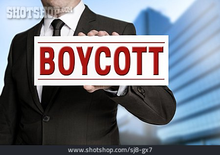 
                Boykottieren, Boykott                   