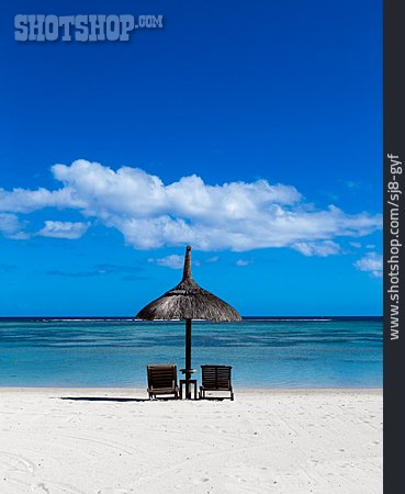 
                Strand, Urlaub, Mauritius, Flic-en-flac                   