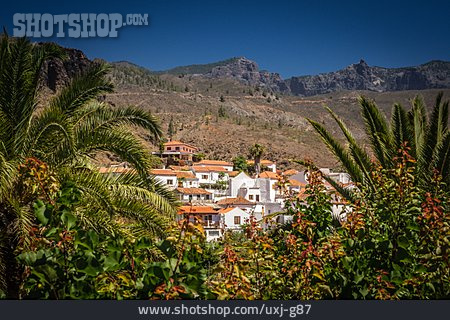 
                Dorf, Gran Canaria, Fataga                   