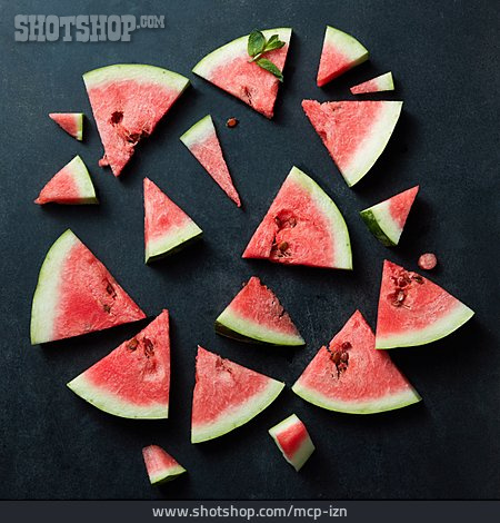 
                Wassermelone, Melonenstücke                   