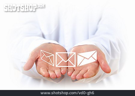 
                Post, Email, Icon                   
