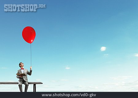 
                Luftballon, Fantasie, Lesen, Vorstellungskraft                   