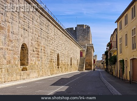 
                Stadtmauer, Wehrmauer, Aigues-mortes                   