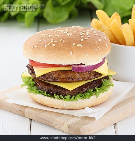 
                Fastfood, Rindfleisch, Doppel-cheeseburger                   